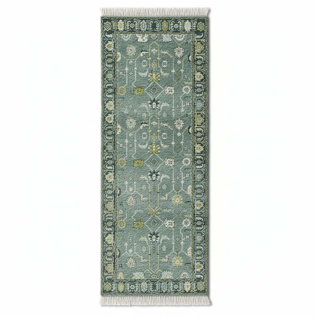 VELANORA - Hand Knotted Oushak Carpet